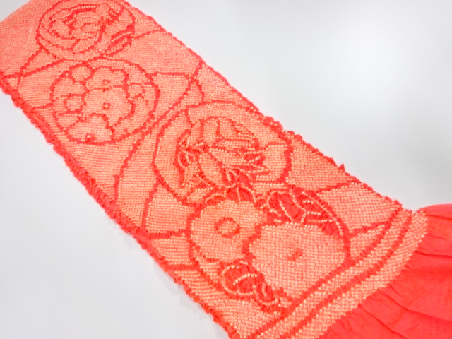 SILK Tie-dye obiage for furisode